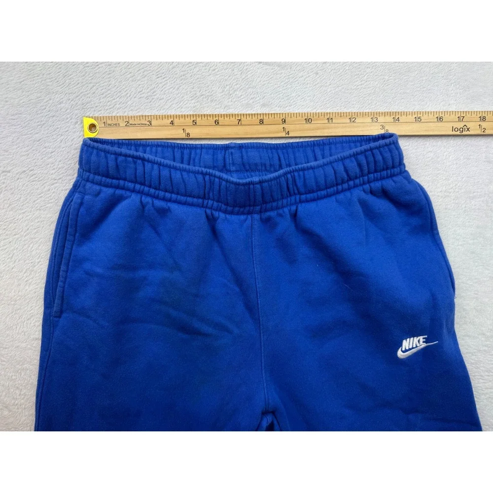 Nike Mens Sportswear Club Fleece Sweatpants Royal Blue Joggers Size Medium